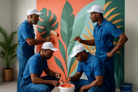 Entreprise peinture intérieure en Martinique pour décoration personnalisée et durabilité