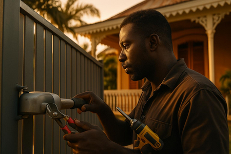 expert motorisation portail Martinique - installation professionnelle ALGERBAT