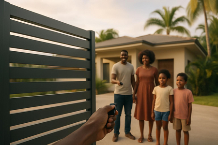 installation automatismes portail motorisé martinique - domotique et confort