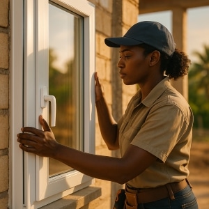 installation fenêtre pvc martinique pose professionnelle sur-mesure