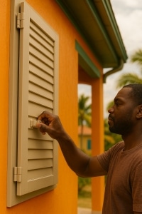 volet battant pvc martinique protection solaire et sécurité