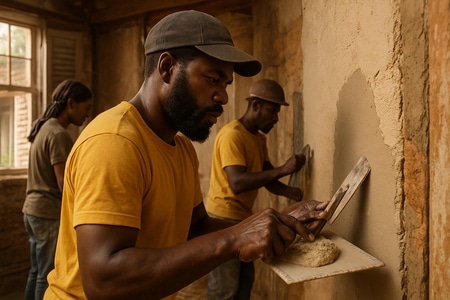 Travaux de rénovation par une entreprise générale du bâtiment en Martinique