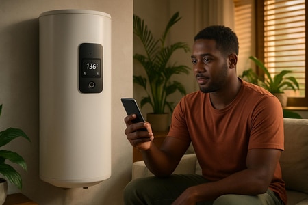 Chauffe-eau connecté nouvelle génération Martinique économie énergie confort