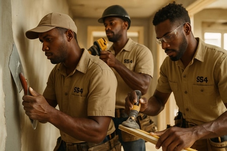 Entreprise rénovation appartement Martinique artisans locaux certifiés SS4