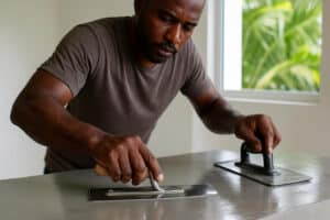 Pose béton ciré Martinique : Pose experts et tendances déco