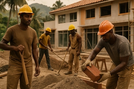 Travaux rénovation et construction entreprise bâtiment Martinique expertise locale