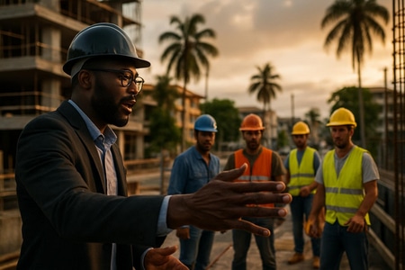 Gestion projet BTP Martinique - Coordination corps d'état chantier