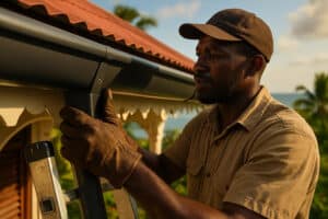Lire la suite à propos de l’article Gouttières Martinique : Pose, entretien & récupération