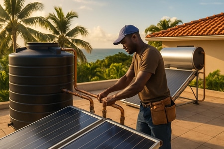 Installation de plomberie durable en Martinique pour économiser l’eau et l’énergie