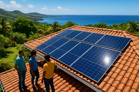Panneaux solaires maison Martinique pour autoconsommation et économies d’énergie