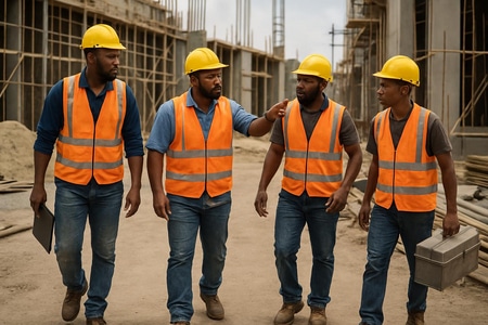 agence intérim bâtiment Martinique renfort d’équipes BTP sur chantier