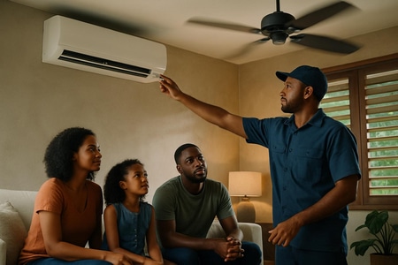 climatisation et brasseurs d’air pour optimisation de la consommation en Martinique