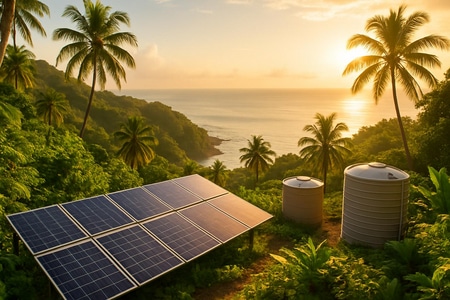 conception bioclimatique maison martinique ventilation traversante et protections solaires