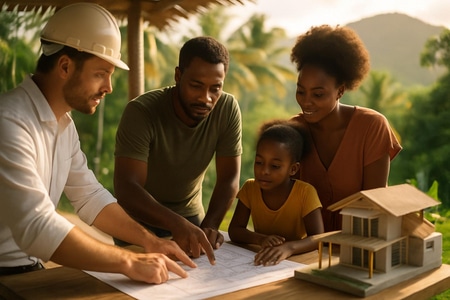 Conseils construction Martinique pour une maison bioclimatique ventilée et durable