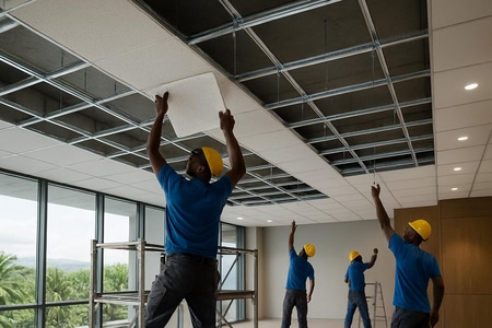 faux-plafond-phonique-parasismique-martinique-placo