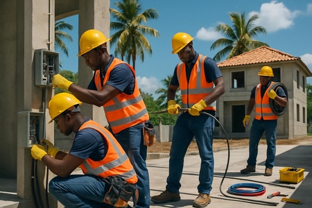 installation-electrique-martinique-chantier-proprete