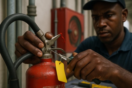 Maintenance d’extincteurs et RIA en Martinique - prévention et traçabilité