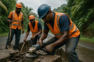 Travaux urgence Martinique : Intervention rapide
