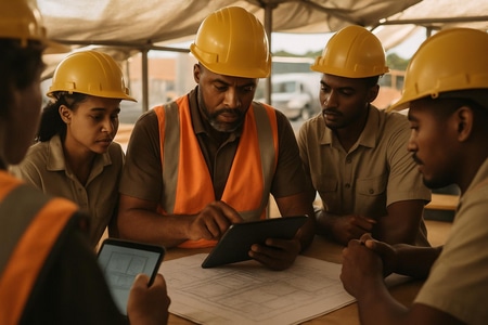 Intérim BTP en Martinique gestion de projet et coordination de chantier par entreprise générale