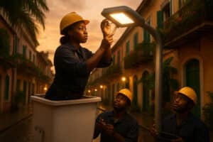 Lire la suite à propos de l’article Rénovation éclairage Martinique : LED, économies rapides