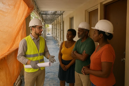 Organisation travaux en site occupé en Martinique coordination multi corps d’état