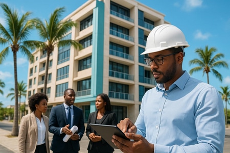 Devis travaux multi corps détat en Martinique pour immeuble et locaux pros taille medium