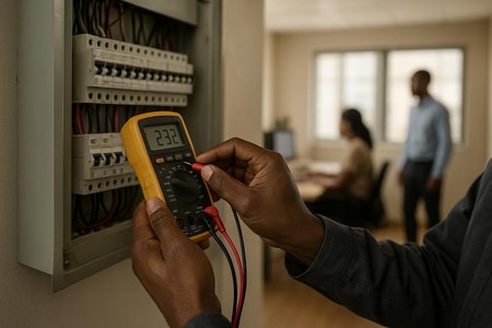 diagnostic électrique martinique dans locaux professionnels occupes