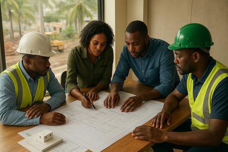 Planification de chantier multi corps d état pour locaux professionnels en Martinique
