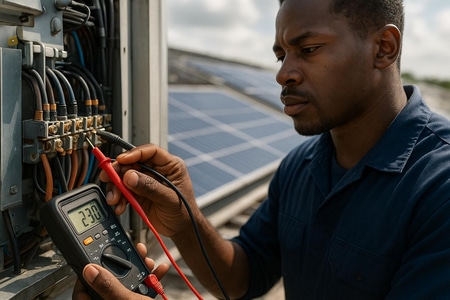 Contrôle qualité après dépannage électrique en Martinique