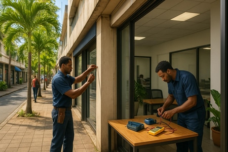 Dépannage bâtiment Martinique pour locaux professionnels bureaux et commerces taille medium