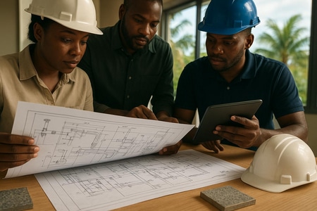 Planification travaux installation robinetterie locaux professionnels en Martinique medium