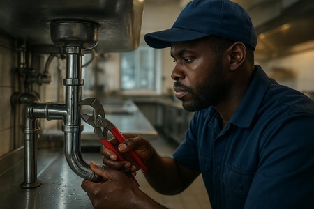 Plombier en Martinique intervenant sur locaux professionnels
