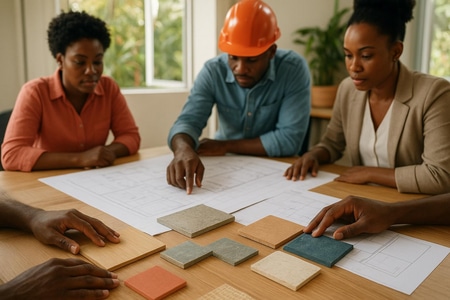 planification travaux rénovation locaux professionnels Martinique