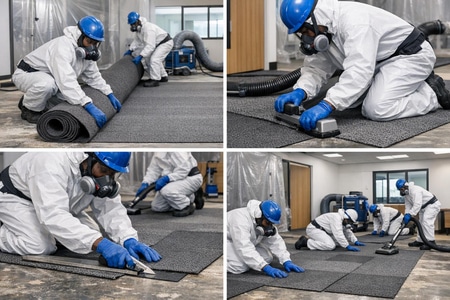 Entreprise generale batiment pose moquette martinique locaux professionnels certifiee amiante SS4