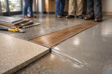 revêtement de sol martinique carrelage pvc resine pour locaux professionnels et immeubles collectifs