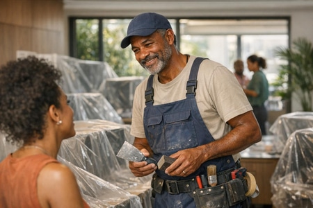 artisan expérimenté martinique travaux locaux professionnels occupés