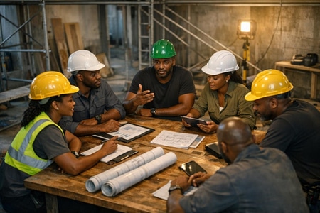 Coordination multi corps d’état pour travaux en Martinique dans locaux professionnels