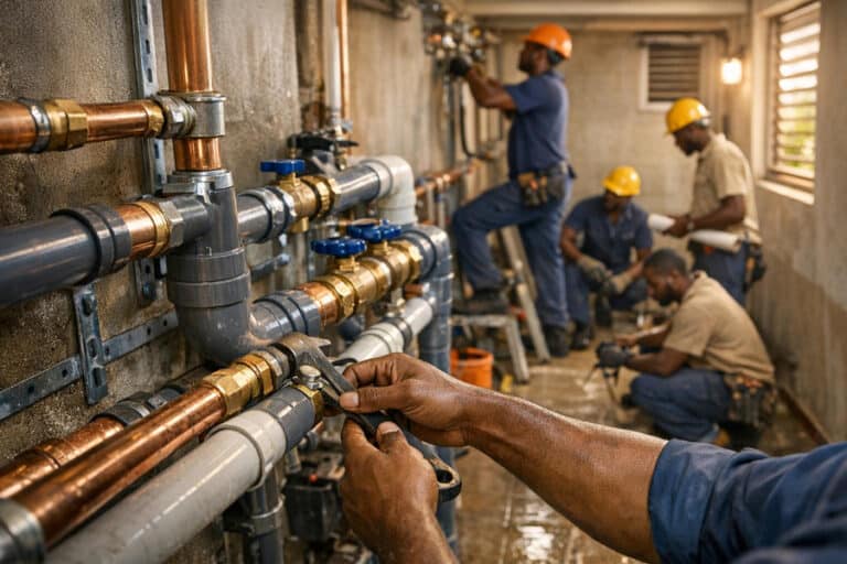 Rénovation plomberie Martinique : ALGERBAT