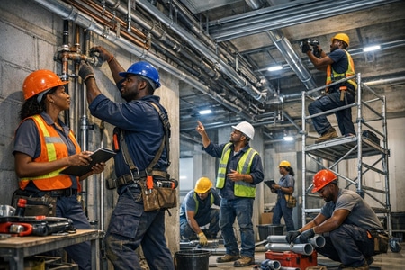 ALGERBAT entretien plomberie Martinique multi corps d état pour locaux professionnels