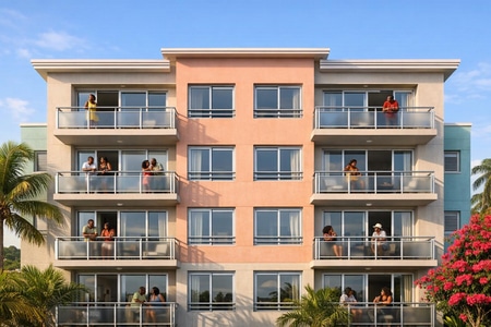 Fenêtres aluminium Martinique pour bâtiments collectifs et façades professionnelles de qualité