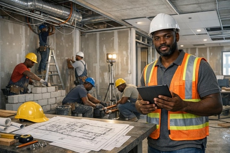 Entreprise de maçonnerie traditionnelle en Martinique pour bureaux et locaux professionnels multi-corps detat