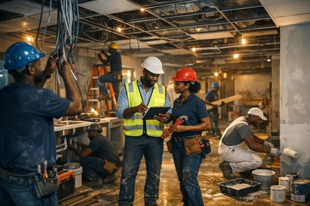 renovation locaux professionnels martinique entreprise generale multi corps etat taille medium