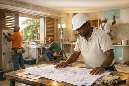 Budget rénovation appartement Martinique dans un immeuble collectif avec travaux multi-corps d état de qualité