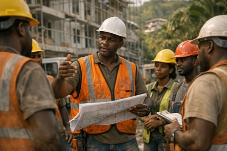 Chantier rénovation copropriété Martinique coordination multi corps d état