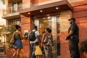 Lire la suite à propos de l’article Sécurité porte Martinique : Protection immeubles & pros