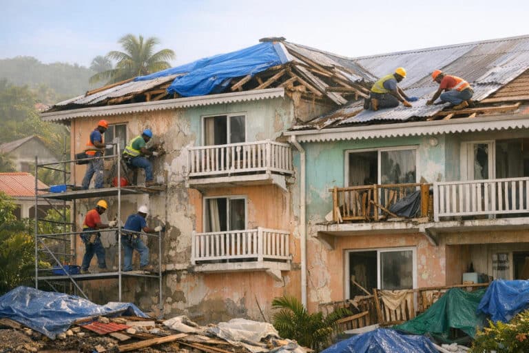 Lire la suite à propos de l’article Travaux post cyclone Martinique: Remise en état rapide