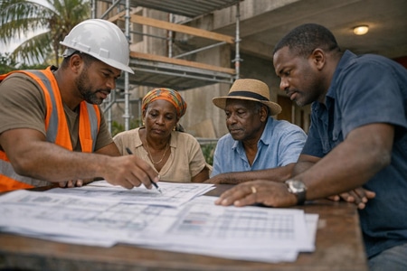 Prix rénovation Martinique pour bâtiment collectif avec devis détaillé taille medium