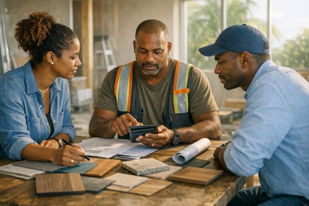 Rénovation de locaux professionnels en Martinique prix et budget maitrisé taille medium