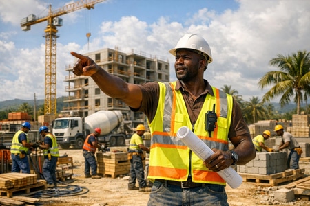 Chantier bâtiment collectif en Martinique coordination multi corps d état medium
